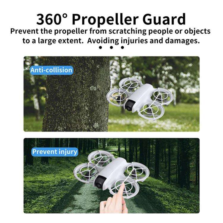 For DJI Neo CQT Blade Protector Propeller Integrated Shock Absorbing Bumper Ring
