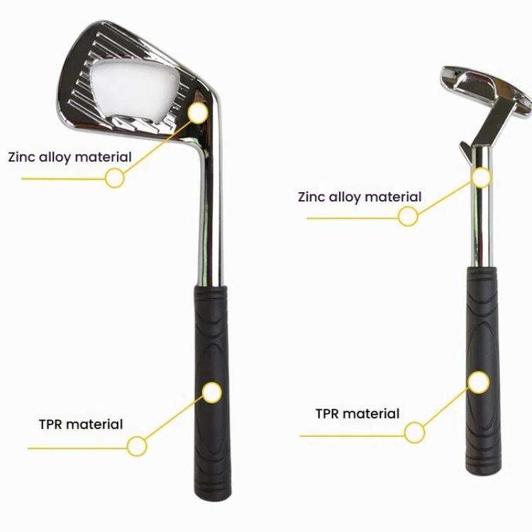 Golf Putter Shape Bottle Opener Zinc Alloy Beer Wine Can Opener, Spec: Silver B Type