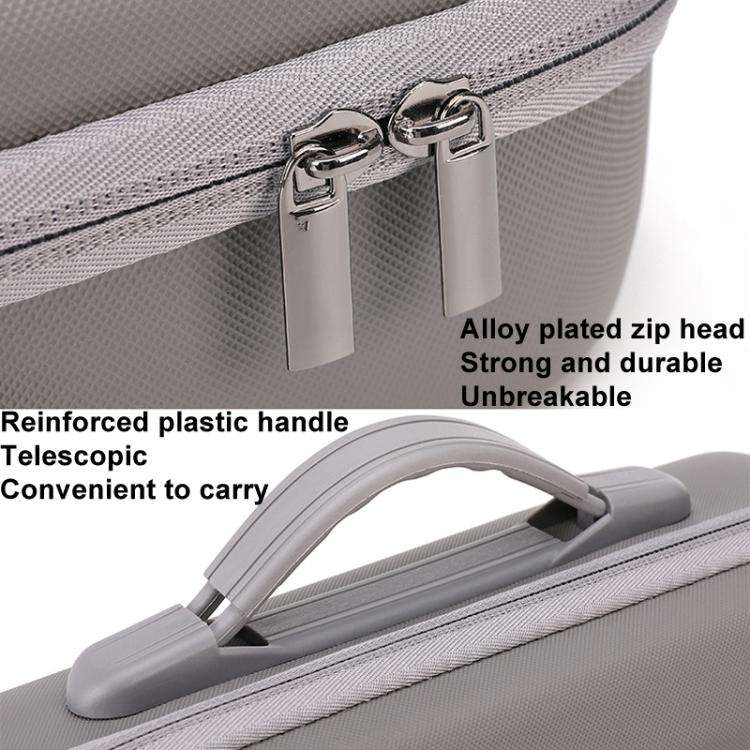 For DJI Neo Fly More Combo BKANO Storage Bag Hard Shell Shoulder Bag(Gray)