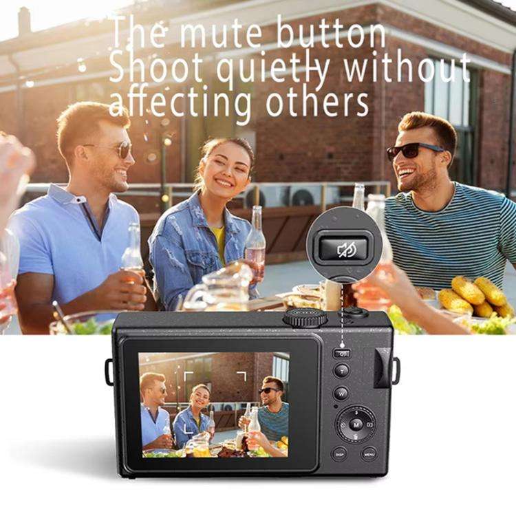 AMKOV CD-R1 24MP HD Pixel Shooting Student Camera 1080P Video Recording CCD Photo Video HD Camera...