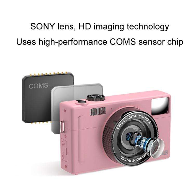 AMKOV CD-R1 24MP HD Pixel Shooting Student Camera 1080P Video Recording CCD Photo Video HD Camera...