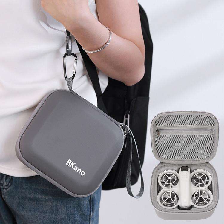 For DJI Neo BKANO Portable PU Handheld Storage Bag(Black)