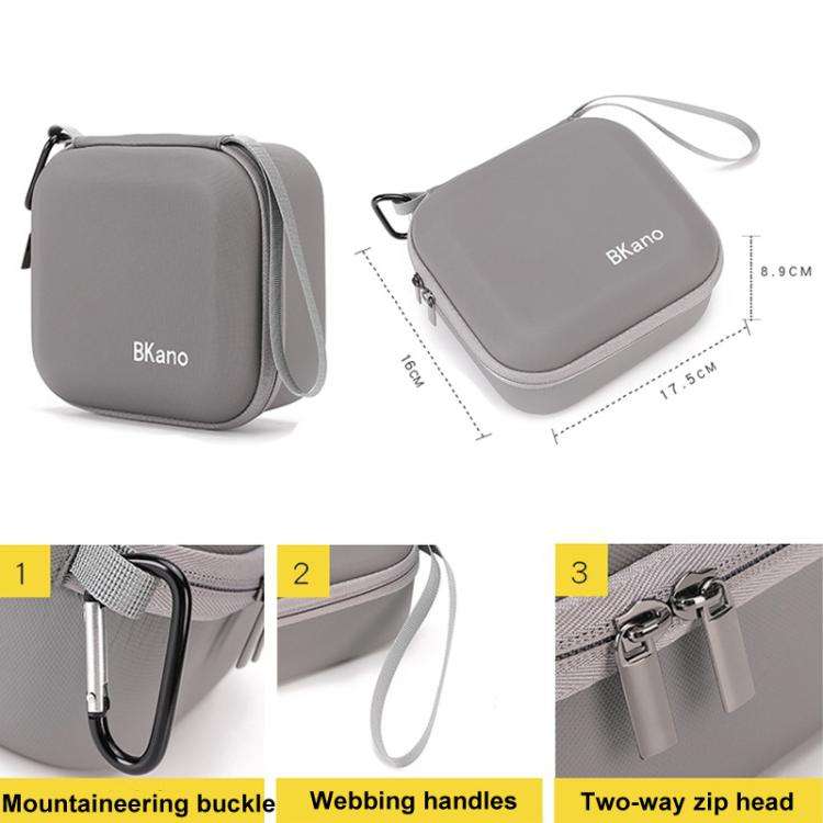 For DJI Neo BKANO Portable PU Handheld Storage Bag(Black)