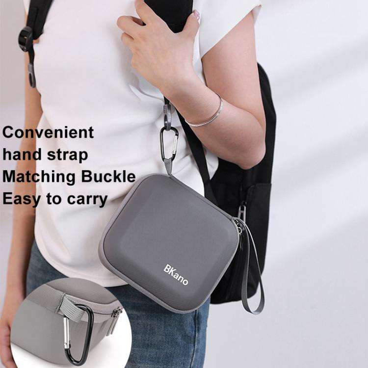 For DJI Neo BKANO Portable PU Handheld Storage Bag(Gray)