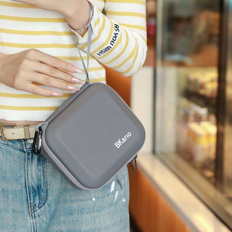 For DJI Neo BKANO Portable PU Handheld Storage Bag(Gray)
