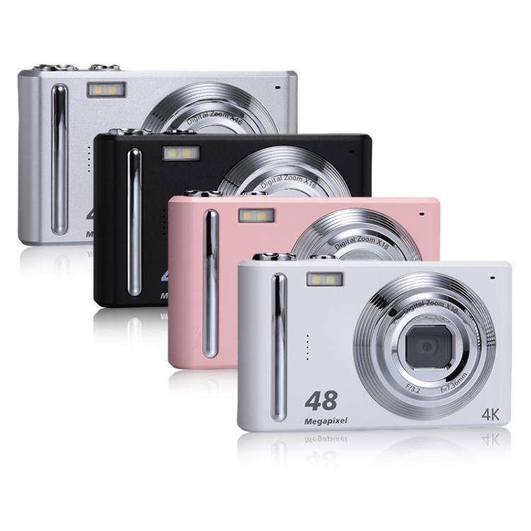 DC03H 2.4-Inch 16X Digital Zoom Electronic Image Stabilization 4K HD Digital Camera(White)