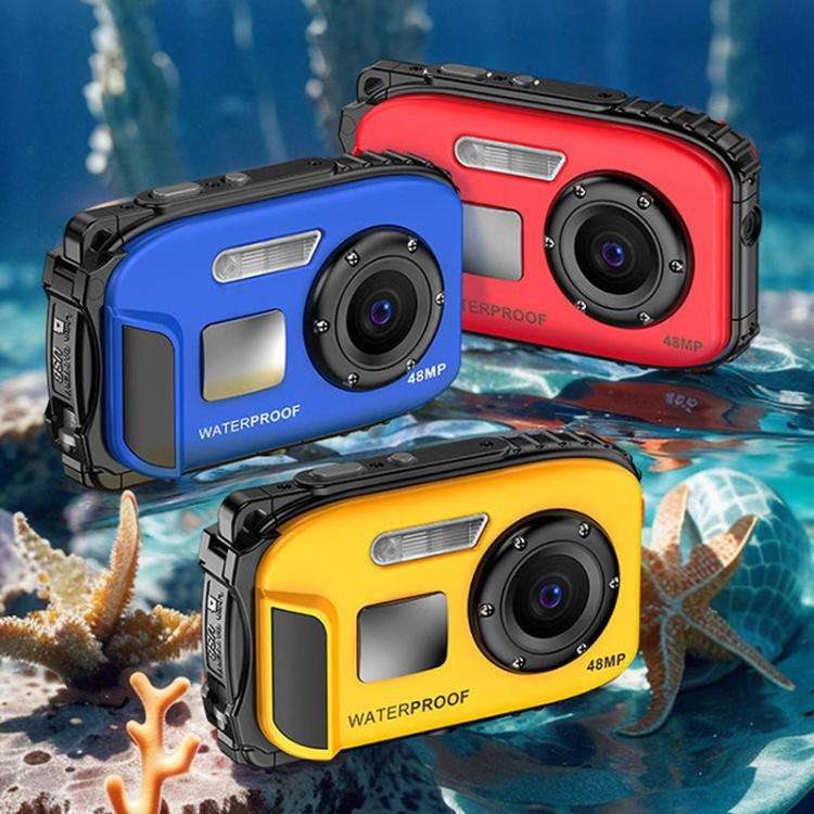 IP68 5m Waterproof Sports Digital Camera Kids Student DV Camera(Blue)