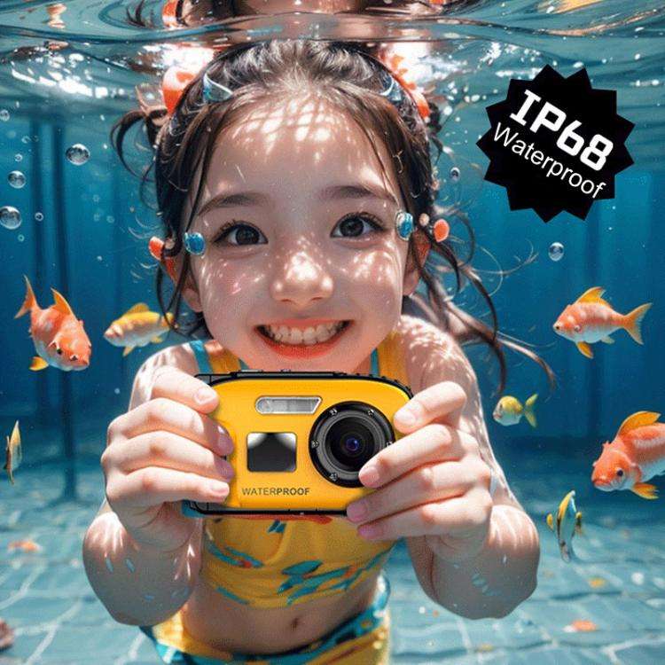 IP68 5m Waterproof Sports Digital Camera Kids Student DV Camera(Blue)