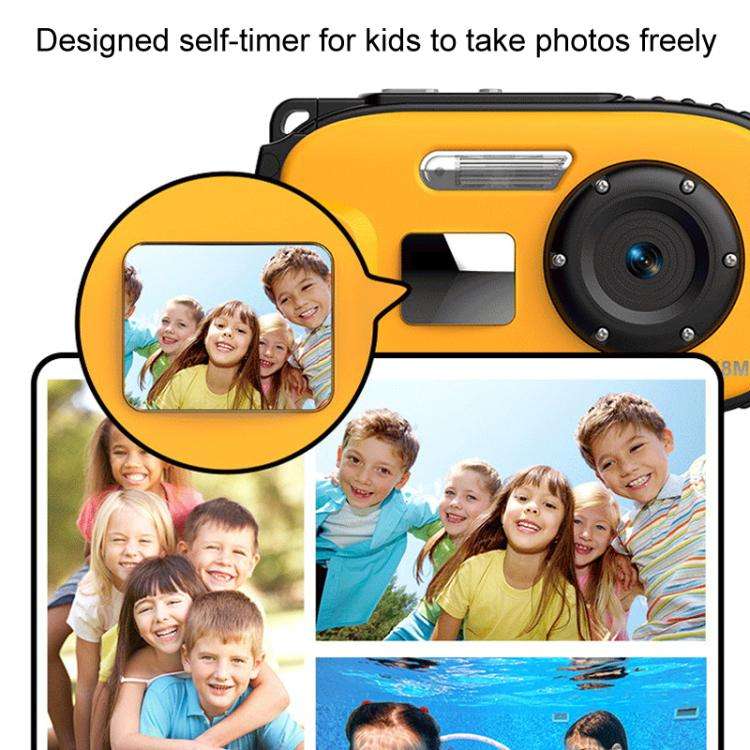 IP68 5m Waterproof Sports Digital Camera Kids Student DV Camera(Blue)