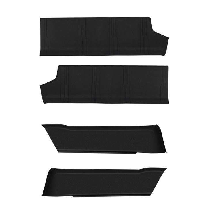 For Tesla Model Y Rear Seat One-Piece Full-Cover Anti-Kick Pads Guard Pad Decoration(4pcs /Set)