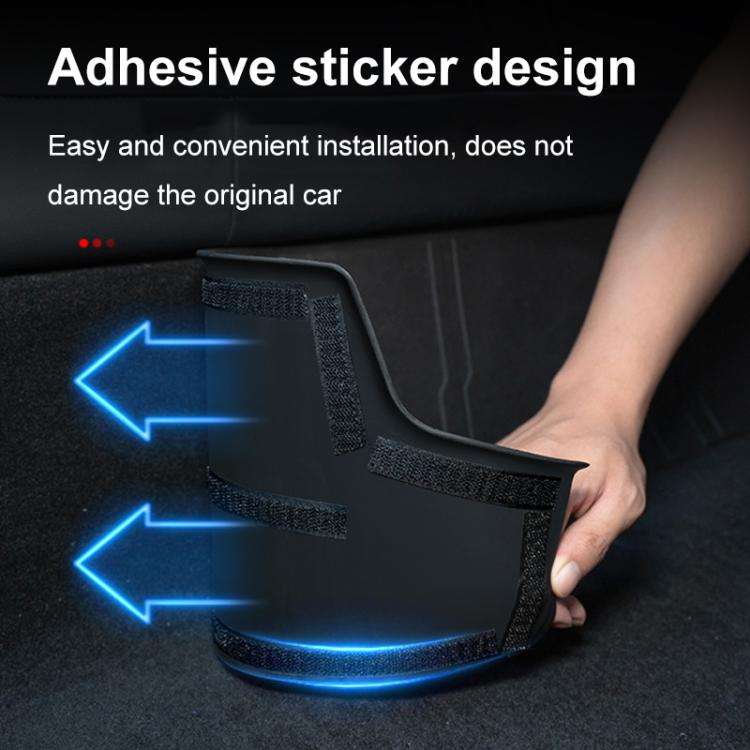 For Tesla Model Y Rear Seat One-Piece Full-Cover Anti-Kick Pads Guard Pad Decoration(4pcs /Set)