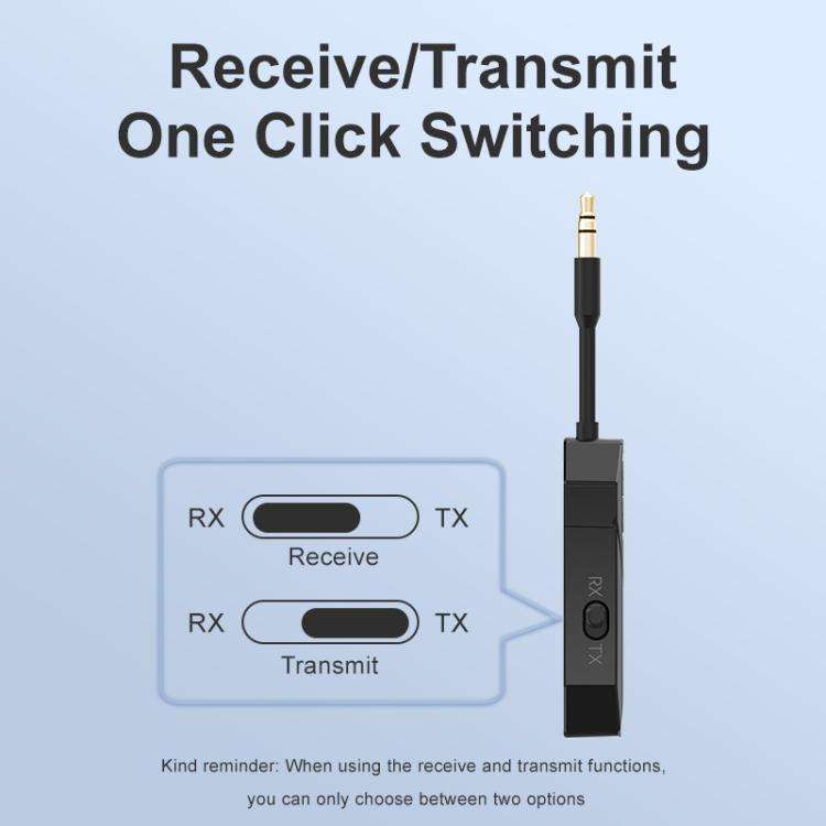 2 In 1 Aux Car Bluetooth 5.4 Audio Receiver Transmitter