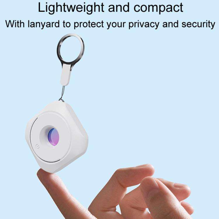 Portable Anti-Spying Infrared Detector Hotel Anti-Snooping Inspector(Black)