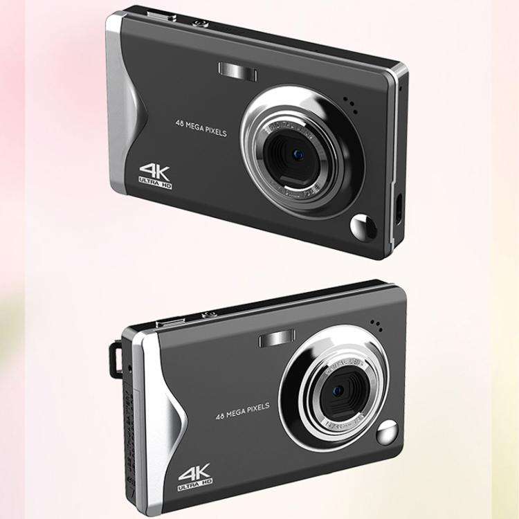 4K HD 3.0-Inch IPS Screen Autofocus HD Digital Camera Student DV Camera SLR(White)