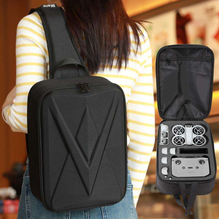 For DJI Neo BKANO NE-016 Storage Hard Shell Case Chest Bag(Black)