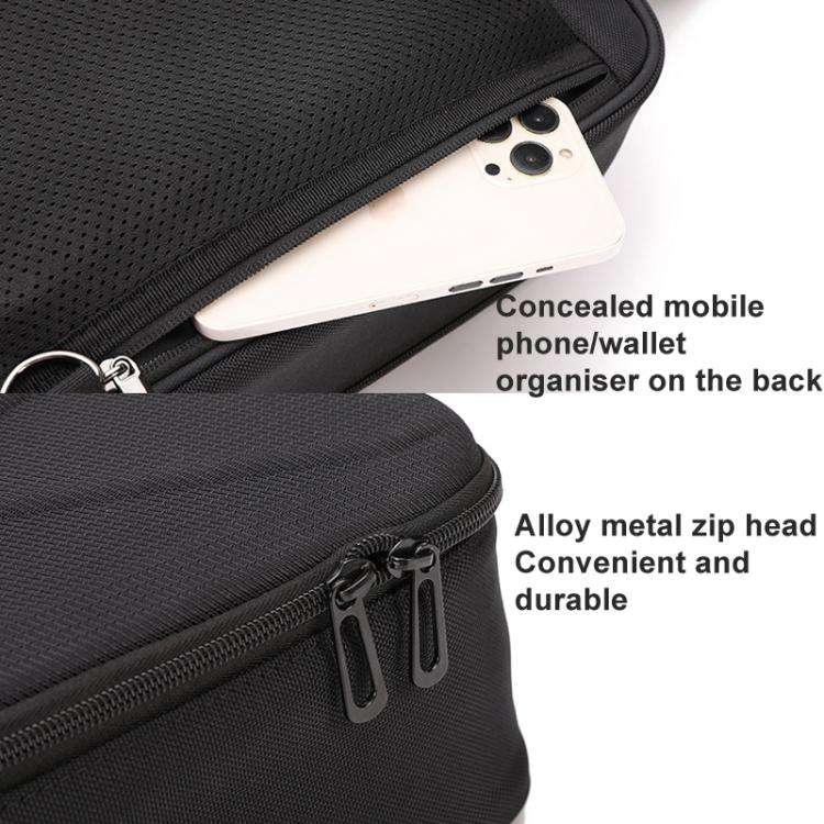 For DJI Neo BKANO NE-016 Storage Hard Shell Case Chest Bag(Black)
