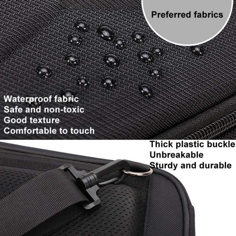 For DJI Neo BKANO NE-016 Storage Hard Shell Case Chest Bag(Black)
