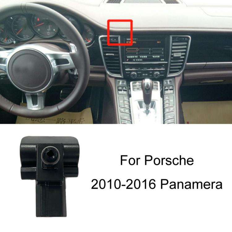 For Porsche Left Driving Car-Mounted Mobile Phone Navigation Holder Base, Model: 10-16 Panamera