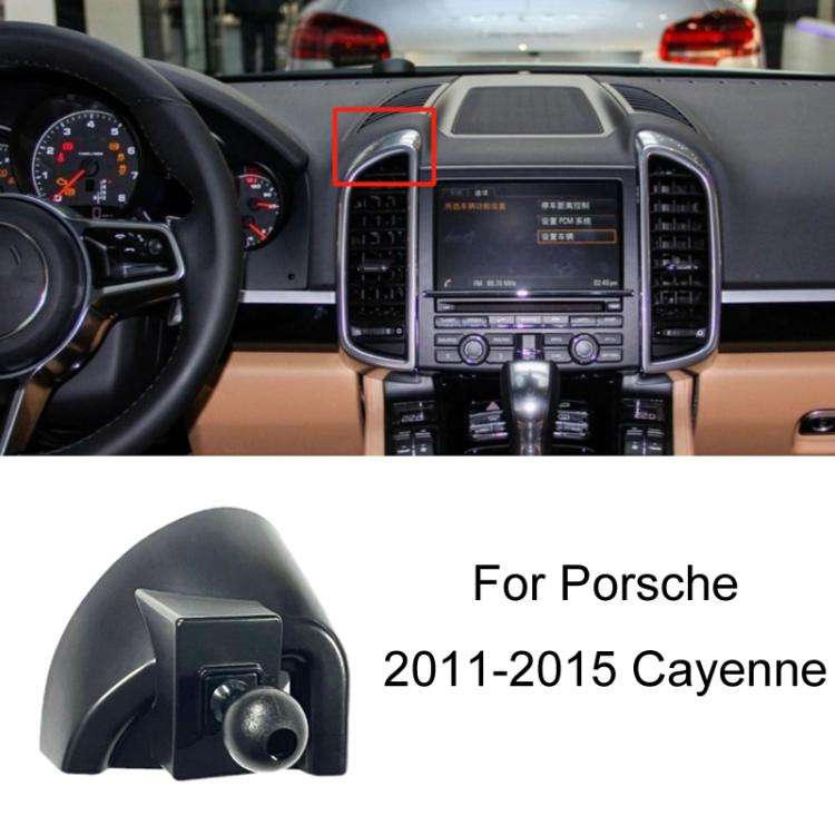 For Porsche Left Driving Car-Mounted Mobile Phone Navigation Holder Base, Model: 11-15 Cayenne