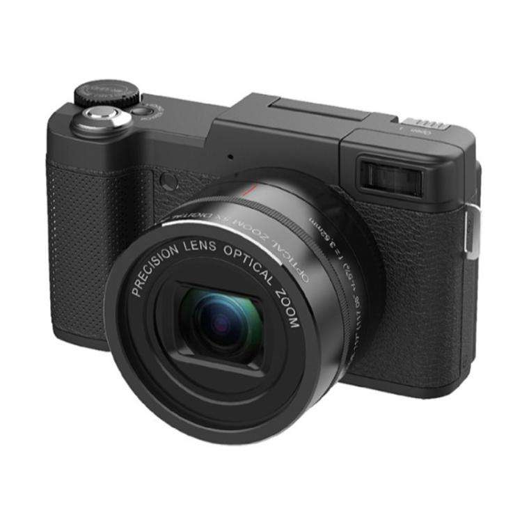 Micro SLR 5X Optical Zoom / 8X Digital Zoom Digital Camera 48MP HD Shooting VCR Photo Camera(Black)