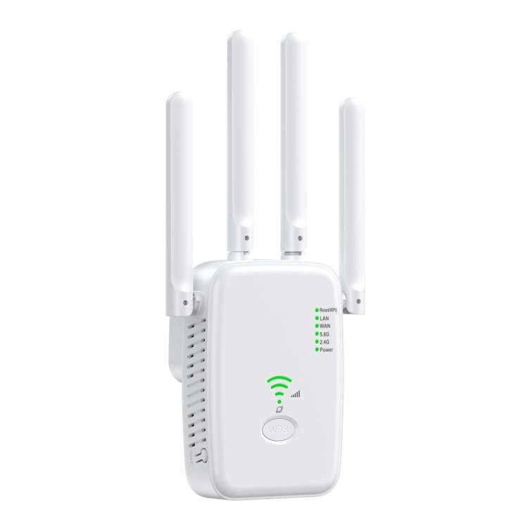 Urant U11 1200Mbps 2.4G&5.8G Wireless Repeater WiFi Signal Amplifier Support WPS Quick Setting EU...