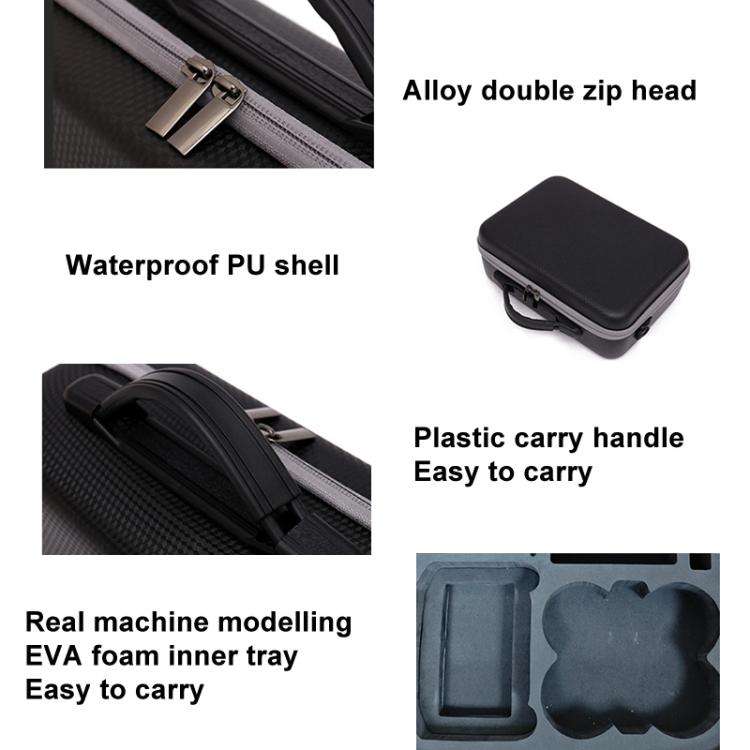 For DJI Neo BKANO NE-003 Portable Storage Bag Shoulder Crossbody Bag(Black)