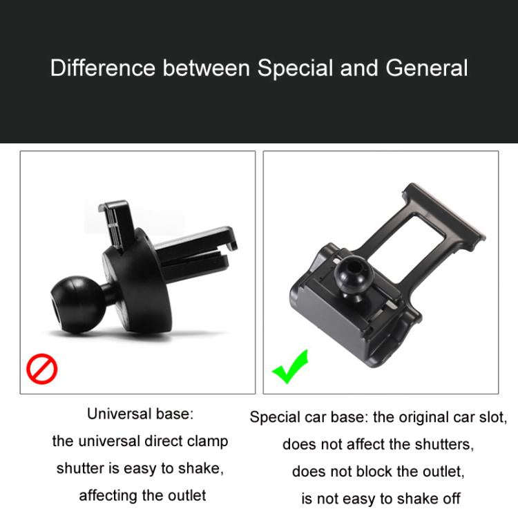 For Morris Garages Left Driving Car-Mounted Special Mobile Phone Navigation Bracket Base, Model: ...