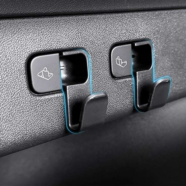 For Tesla Model Y Embedded Trunk Hook Storage Car Hook Automotive Interior Accessories(2pairs /Pack)