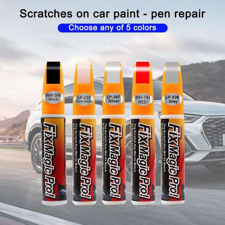 Car Scratch Repair Liquid Paint Touch-Up Pen(White)