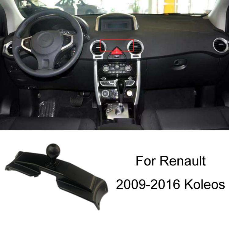 For Renault Left Driving Car-Mounted Special Mobile Phone Navigation Bracket Base(9-16 Koleos)
