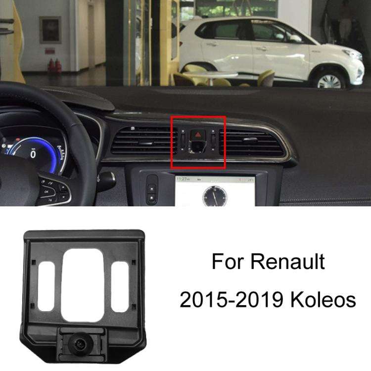 For Renault Left Driving Car-Mounted Special Mobile Phone Navigation Bracket Base(15-19 Koleos)