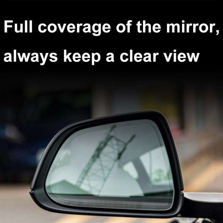 For Tesla Model S Car Side Window Rearview Mirror Rainproof Film Nano Anti-fog Sticker