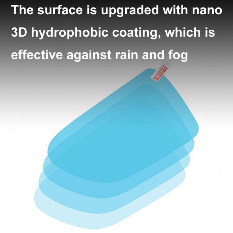 For Tesla Model S Car Side Window Rearview Mirror Rainproof Film Nano Anti-fog Sticker
