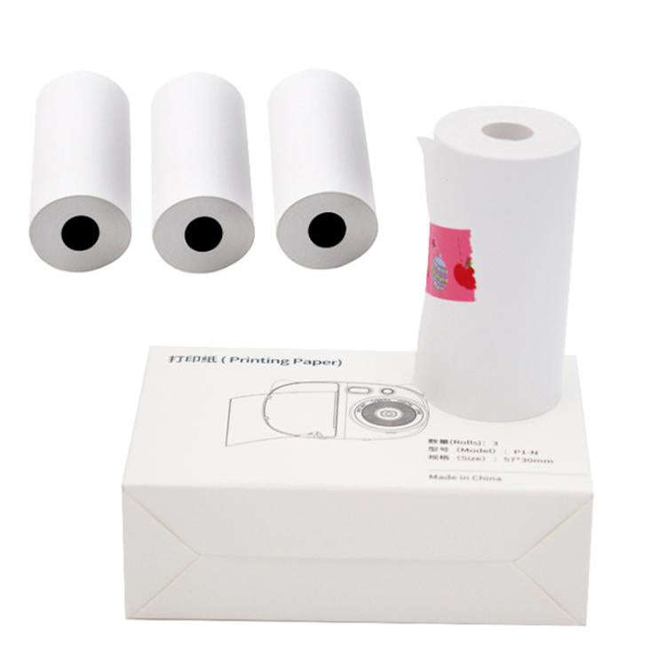 3pcs /Box Children Printing Camera Photo Paper Photo Thermal Paper Photographs Camera Film(White)