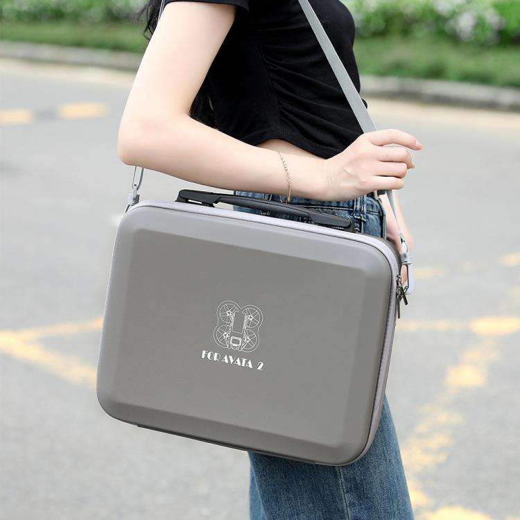 For DJI Avata 2 BKANO Portable Storage Bag Shoulder Crossbody Bag(Gray)