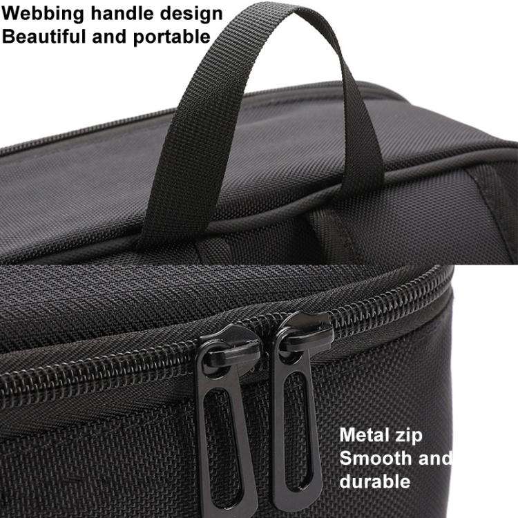 For DJI Air 3 / 3S BKANO AS3-013 Portable Shoulder Bag Hard-shell Storage Backpack(Black)