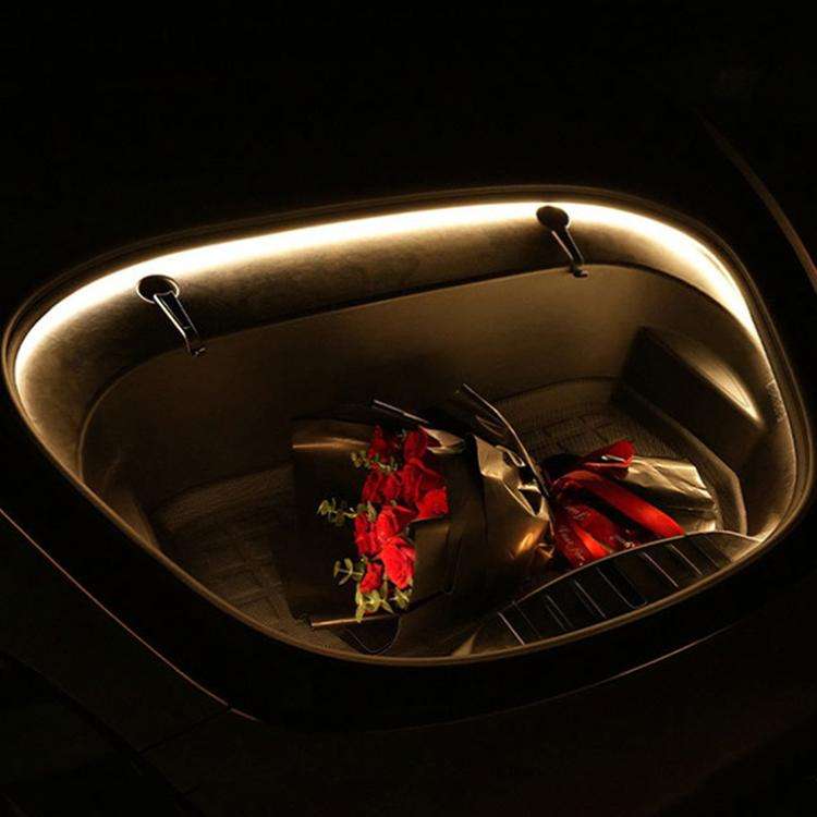 For Tesla Model 3 / Y Front Trunk Atmosphere Decorative Lights Welcome Light Bar(Warm Light)
