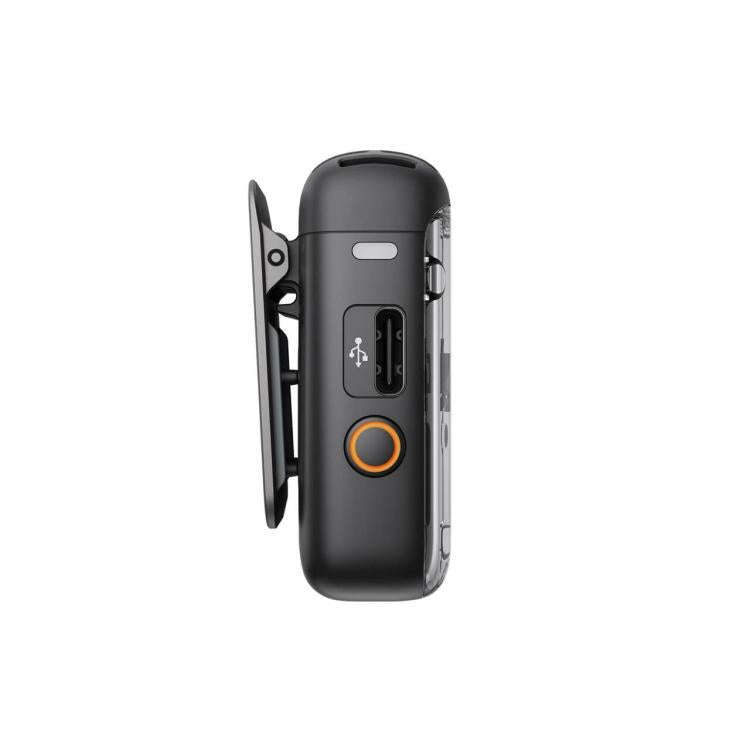 DJI Mic 2 Transmitter Bluetooth Connection To Recording Devices(Shadow Black)