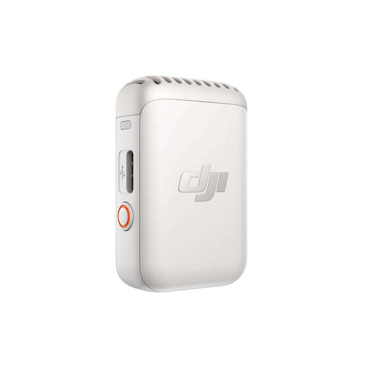 DJI Mic 2 Transmitter Bluetooth Connection To Recording Devices(Pearl White)