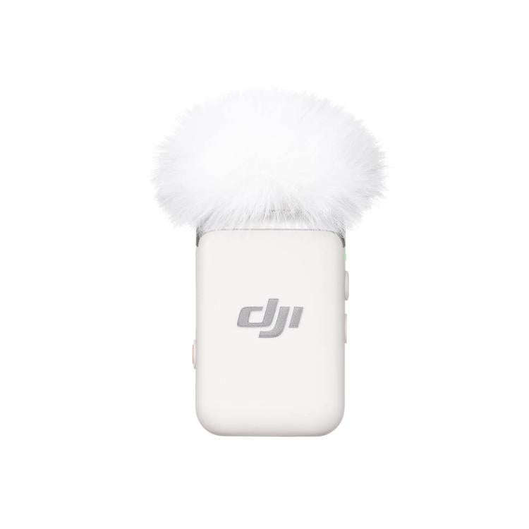 DJI Mic 2 Transmitter Bluetooth Connection To Recording Devices(Pearl White)