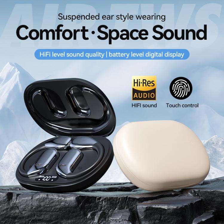 M75 On-Ear AI Intelligent Translation Language Conference Recording Wireless Digital Display Blue...