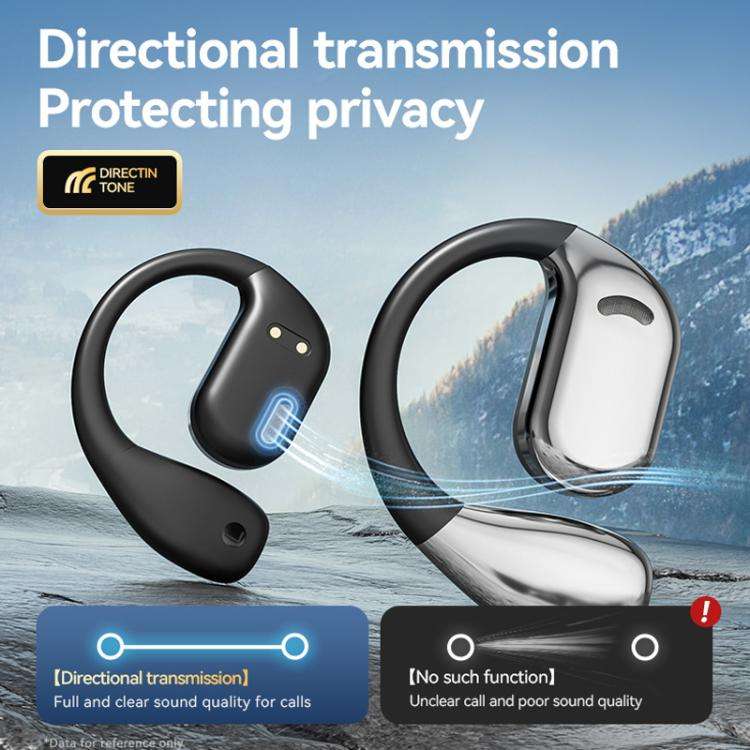 M75 On-Ear AI Intelligent Translation Language Conference Recording Wireless Digital Display Blue...
