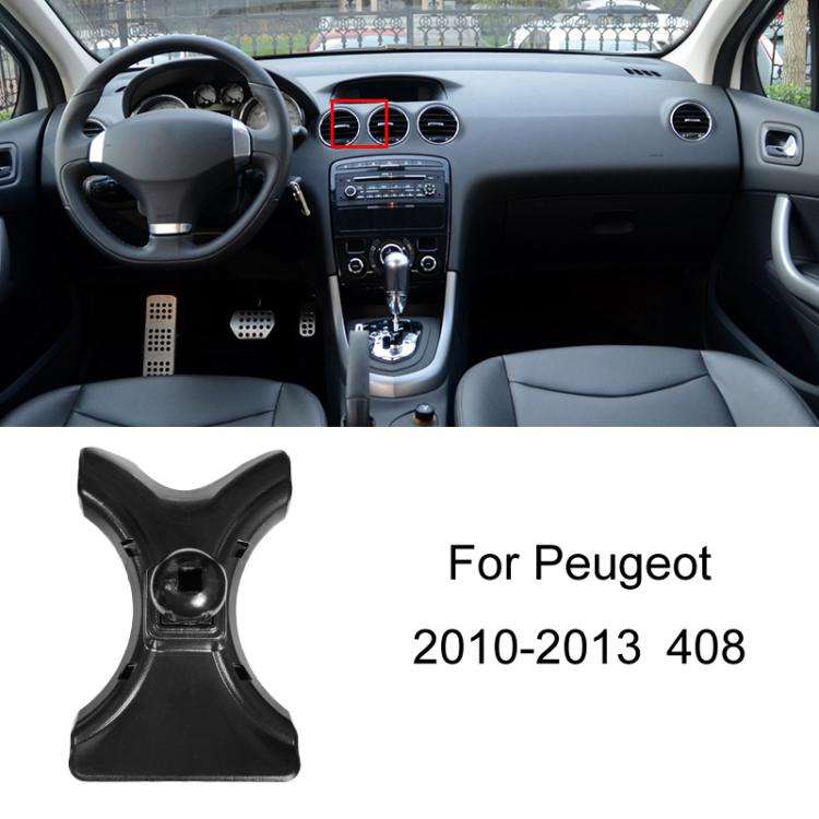 For Peugeot Left Driving Car-Mounted Special Mobile Phone Navigation Bracket Base, Model: 10-13 408
