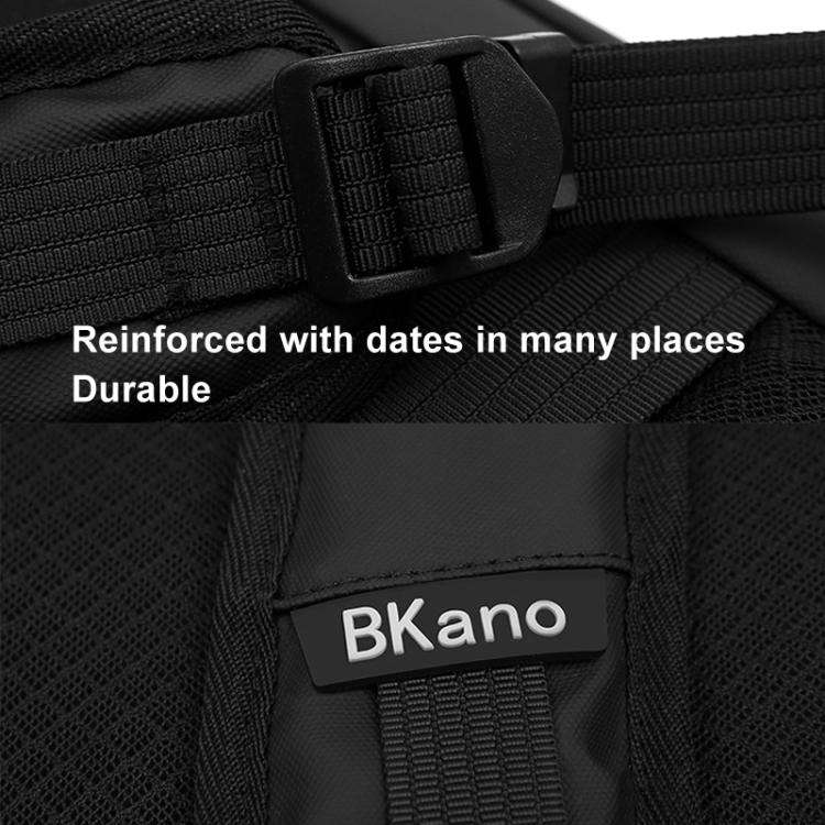 For DJI Air 3S BKANO A3-007 Organizer Backpack Hard-shell Shoulder Bag(Black)