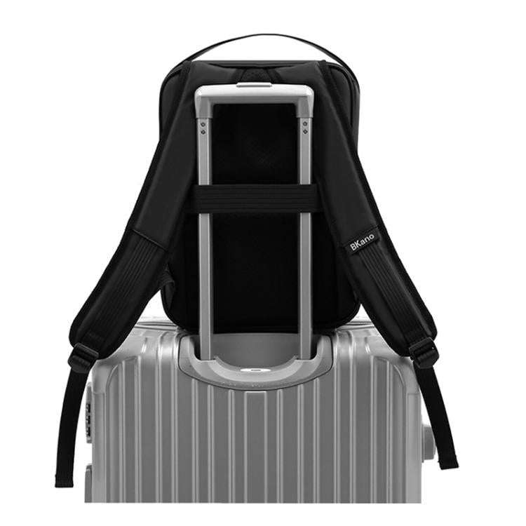 For DJI Air 3S BKANO A3-007 Organizer Backpack Hard-shell Shoulder Bag(Black)