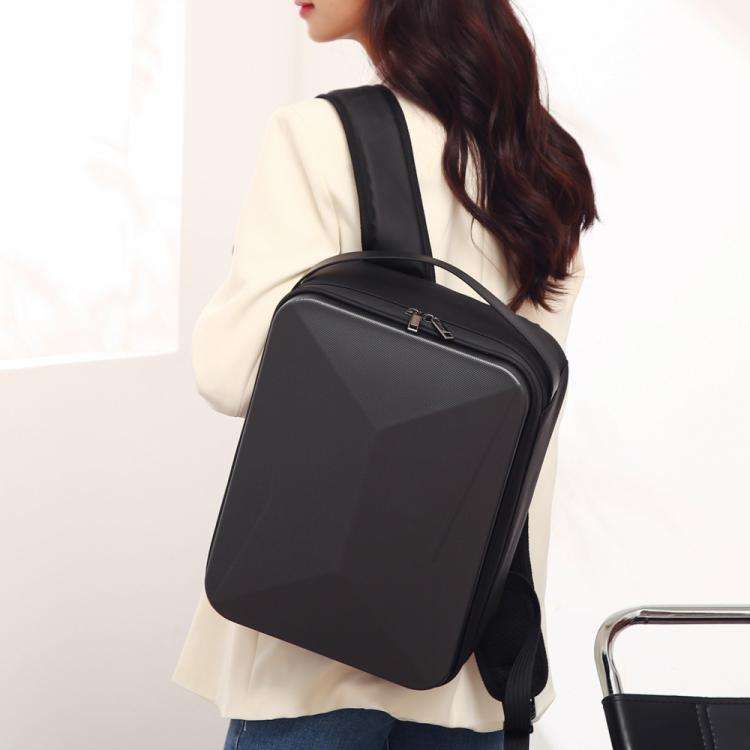 For DJI Air 3S BKANO A3-007 Organizer Backpack Hard-shell Shoulder Bag(Black)