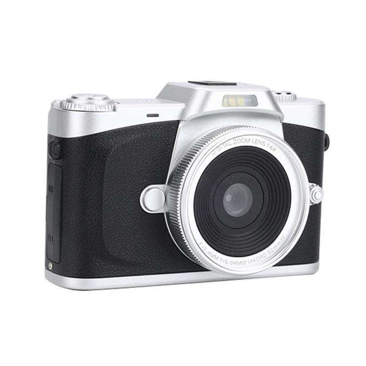 68MP Digital Camera Student CCD Travel Portable Retro Women Starter Flip Screen Card Camera(Black...