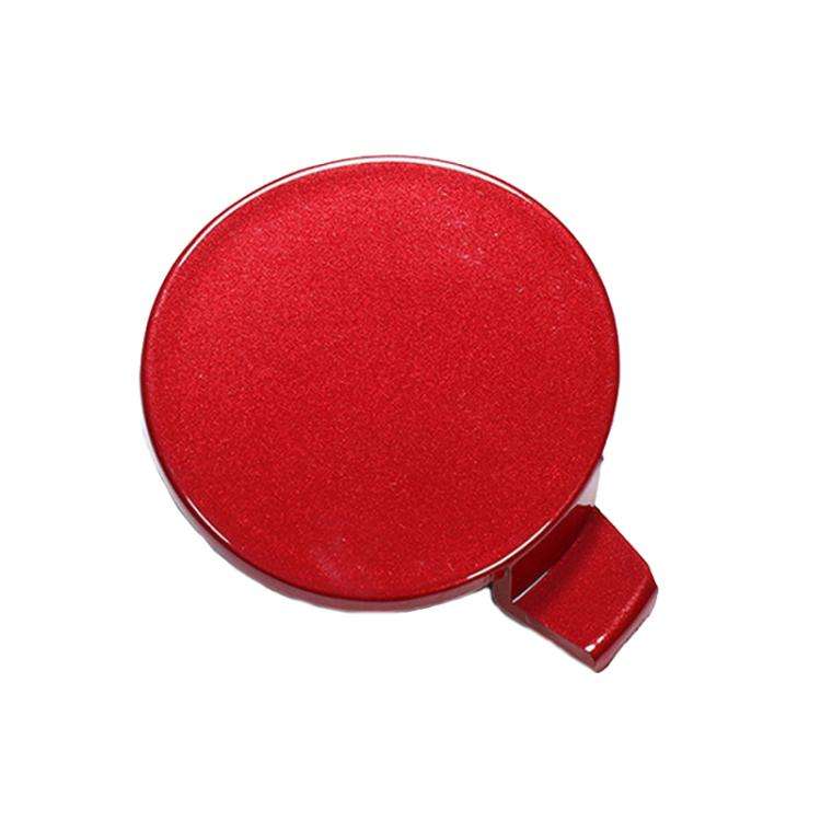 For Tesla Model 3 Front Trailer Hook Protective Cover Replacement Parts Front Towing Hole Cover(Red)