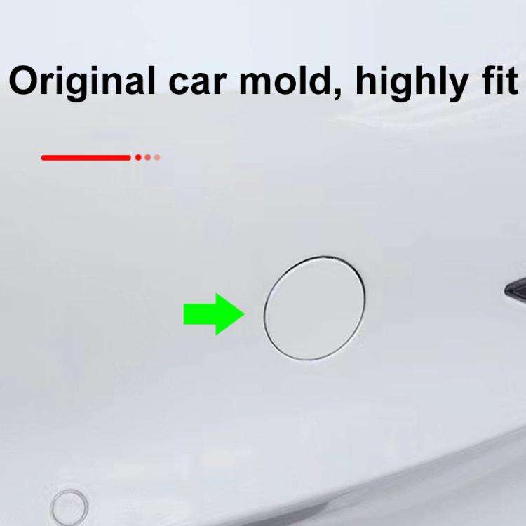 For Tesla Model 3 Front Trailer Hook Protective Cover Replacement Parts Front Towing Hole Cover(G...