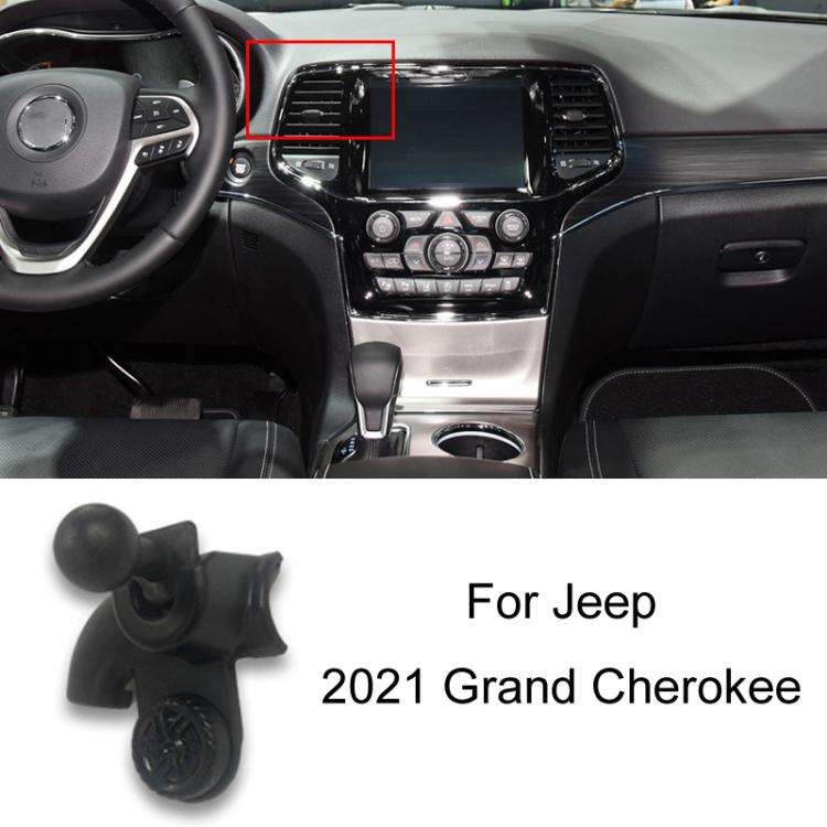 For Jeep Left Driving Car Special Mobile Phone Navigation Bracket Base, Model: 21 Grand Cherokee